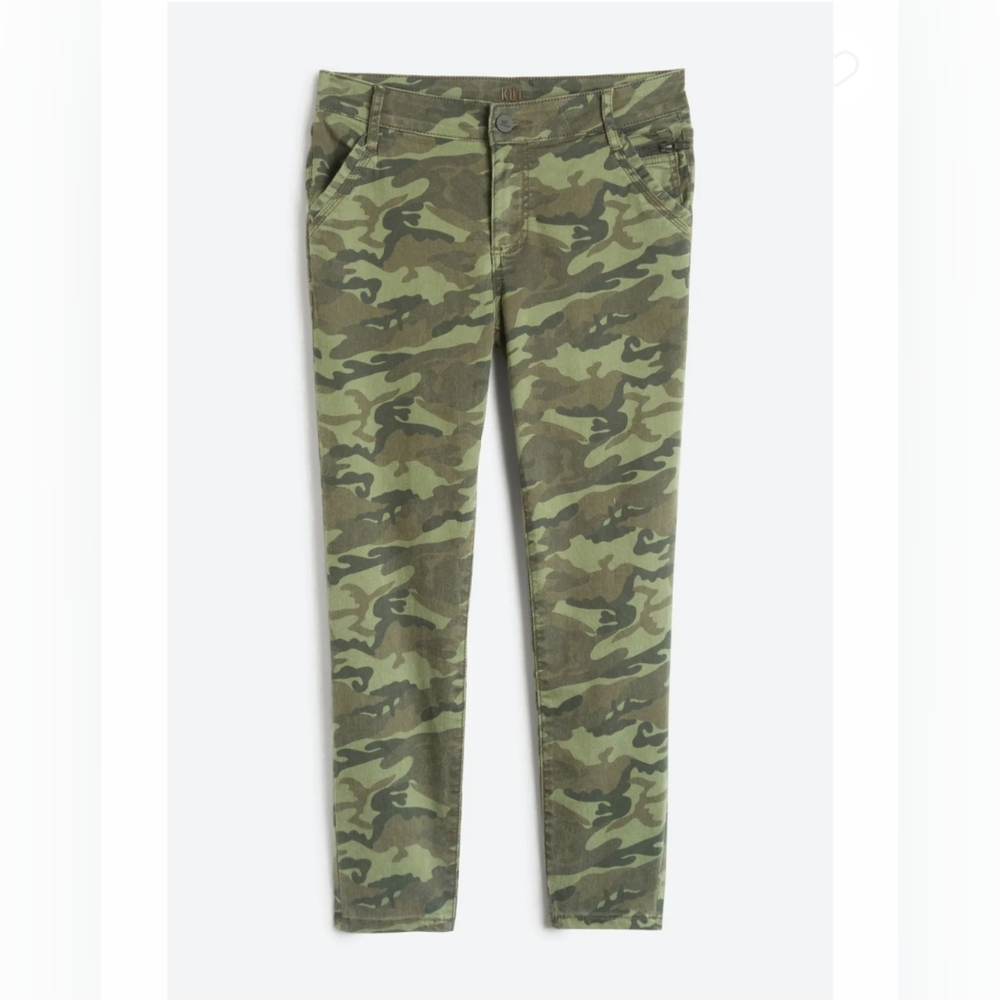 Kut From The Kloth Thea Slash Front Pockets Skinny Crop Pant